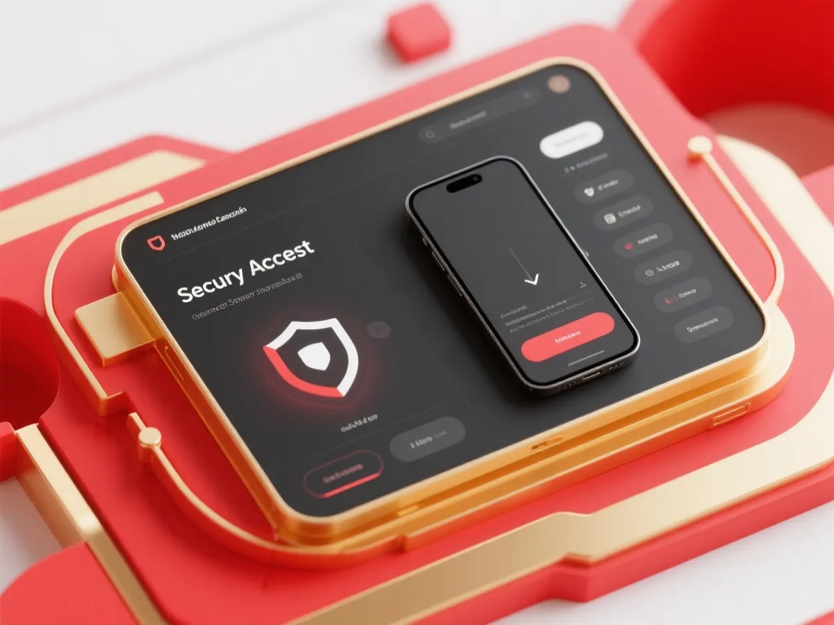 官网注册与安全入口示意图